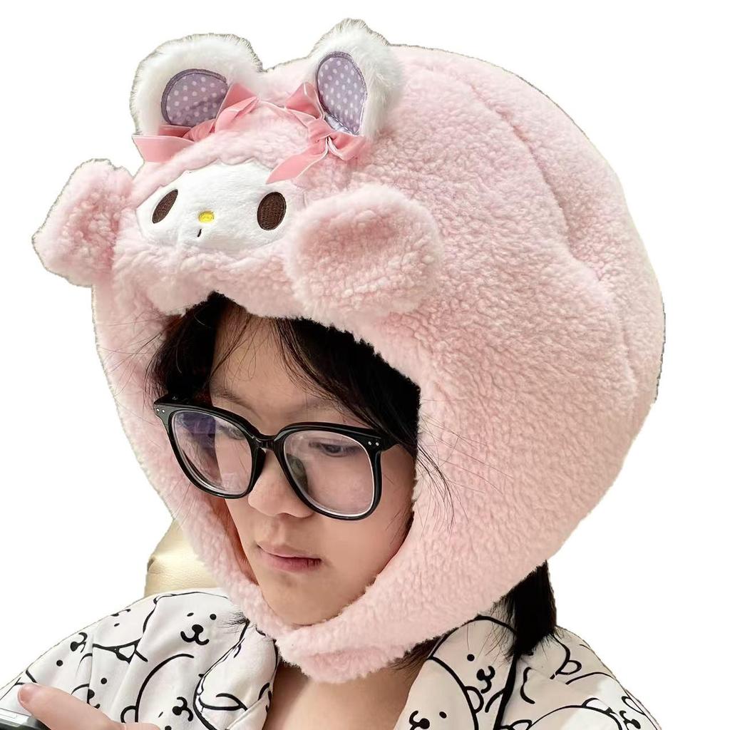 Cute Cartoon Plush Travel Neck Pillow - Portable U-Shaped Headwear for Airplane & Rail Travel
