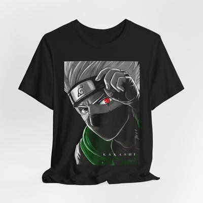 Μπλουζάκι Εμπνευσμένο από Anime, Μπλουζάκι με Γραφικό Kakashi για Unisex, Casual Μόδα