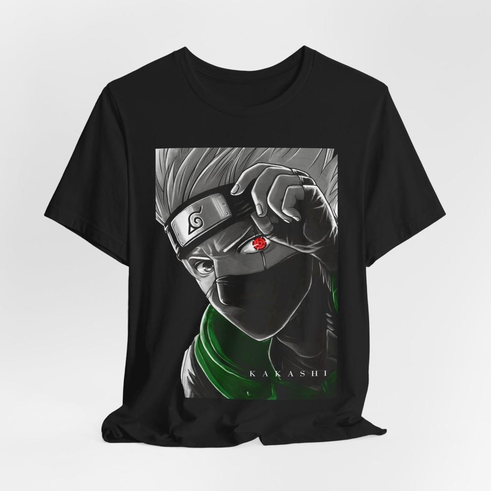 Anime Inspired T-Shirt Tee Tops, Kakashi Graphic Shirt for Unisex, Casual Fashion Wear
