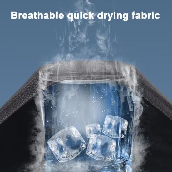 Herreshorts Fargeblokkdesign Elastisk midje Hurtigtørkende Allsidig Bredt ben Sport Treningsshorts Daglig bruk