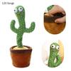 Charming Electronic Shake Body Dancing Cactus Plush Toy With Learning Speaking Feature