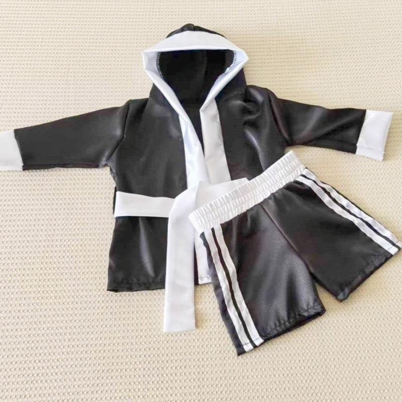 Completo da Boxe per Fotografia di Neonati Delicato sulla Pelle Chiusure Sicure Costume per Celebrazione dei 100 Giorni del Neonato