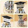 Yousheng Graduation Money Holder Tower Double Layers Cash Storage Rack Class of 2025 Graduates Money Gift Grad Party Desktop Decoration