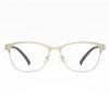 Women Stainless Steel Cateye Reading Glasses Retro Presbyopic Eyeglasses Anti Blue Light for Parents Lentes Opticos Para Mujer