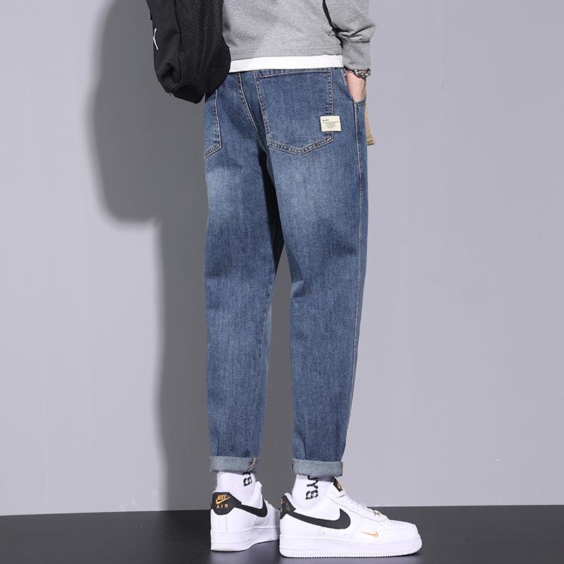 

Мужские джинсы Romon свободного прямого кроя, брюки длиной девять точек - Весенне-осенний повседневный стиль 2025 33