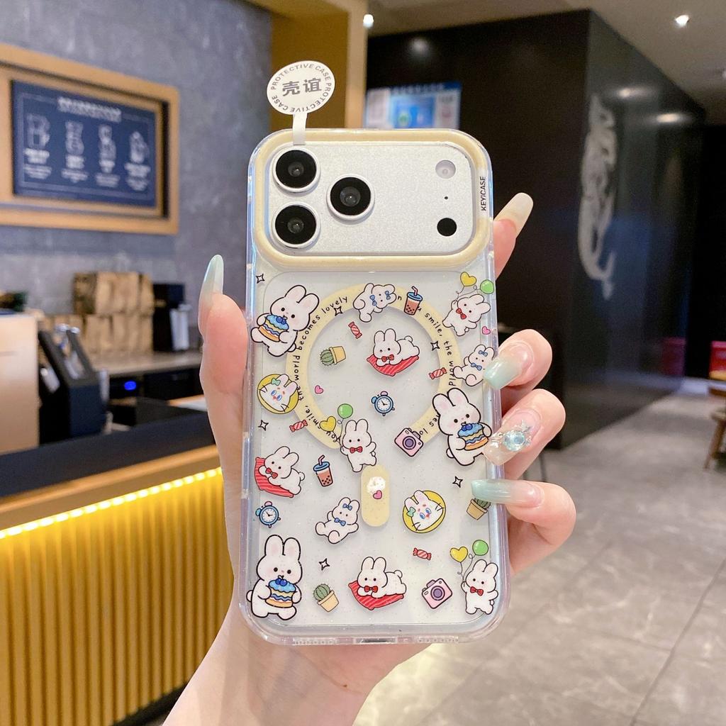 iPhone11Pro Colorful Glitter Magnetic Phone Case Cute Animal Apple 11 Puppy Protective Case