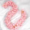 2Pcs Wedding Party Backdrop Diy Home Garden Decor 180Cm Artificial Cherry Blossom Garland Fake Flower Vine Wall Decoration