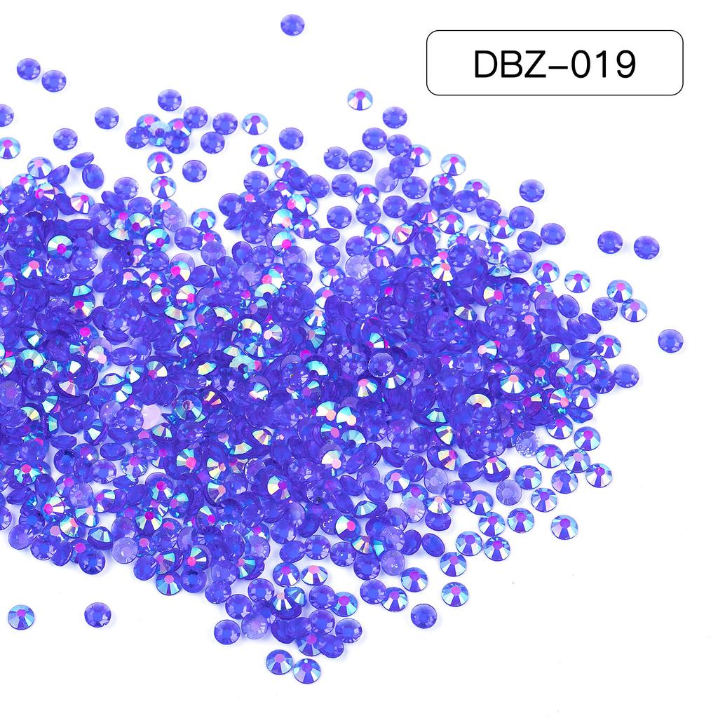 Transparent Symphony Violent Bear Resin Flat Bottom Sticker Diamond Glazed Beads Loose Beads Diy Material Pack Jewelry Accessories