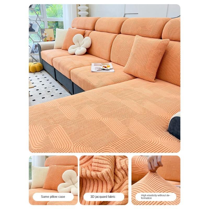 Sofabezug All-Inclusive-Universalbezug Einfaches, modernes Vier-Jahreszeiten-Sofakissen Rutschfestes nordisches Vollbezugstuch