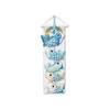 [Bonds for a Family of Five] Carp Streamer, Indoor Set of 5, Carp Streamer, Light Blue, Stylish, Compact, Tabletop, Hanging Decoration, Crepe, Mini