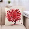 Pillow Pillow Case Home Decoration Products Tree Flower Pillow Case Design Sofa Cushion Cushion Cover 45x45cm