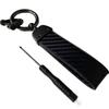 [Keychain One] Keychain for Jimny Jimny Sierra Jimny JB64 Carbon Keyed Key Chain Key Holder Case (Color: Black)