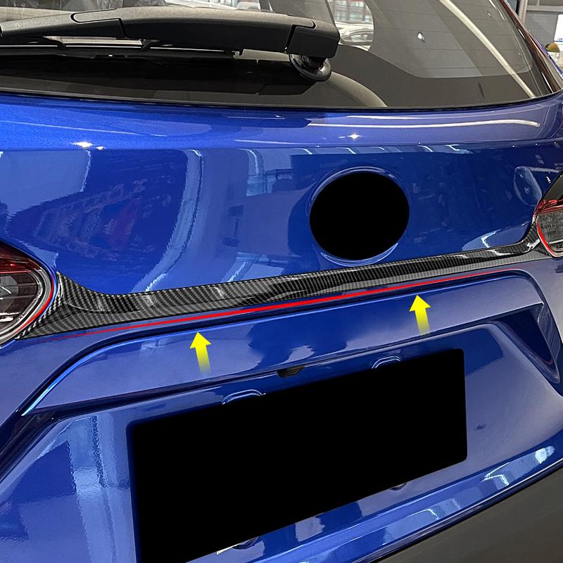 Abw For Toyota Corolla Cross Xg10    2024 2025 Hybrid Rear Tail Trunk Door Upper Strip Trim Cover Accessories