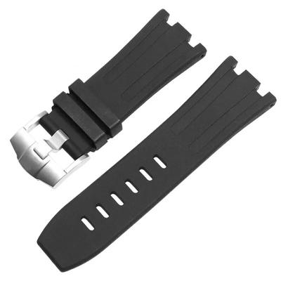 Curea de ceas din silicon pentru AP Aibi 15703 Royal Oak Offshore Series Cauciuc impermeabilă, rezistentă la transpirație, moale, confortabilă, 28 mm