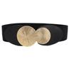 Wide Elastic Waist Belt Ladies Retro  Cinch Stretchy Stylish Pu Leather Waistband For Women Waist Belt Clothing Accessories Party Decoration