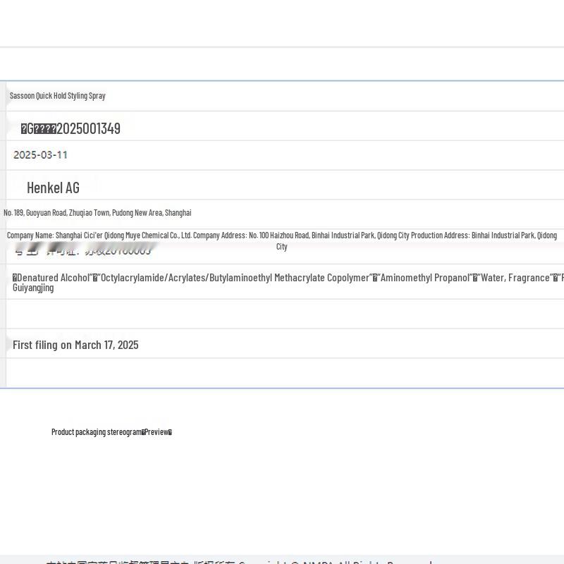 Vidal Sassoon Quick-Hold Styling Spray 3-Pack