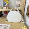 Large Capacity Handbag College Style Crossbody Bag Nylon Prints Cat Messenger Bag  Outdoor