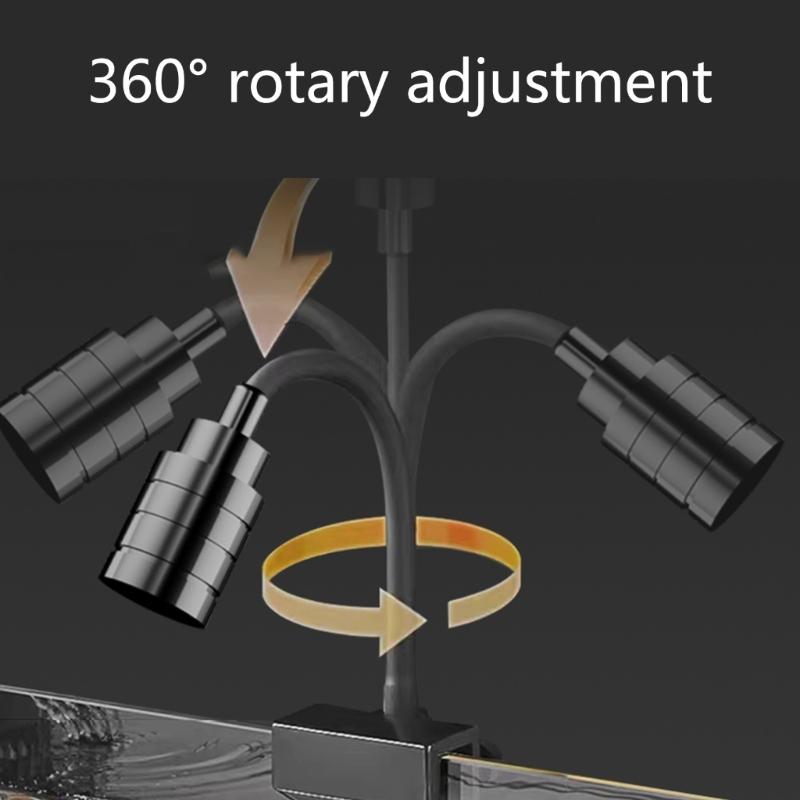 Regulable Brightness Light Lighting Aquariums LED Light Fishes Tanks Clip Light for Saltwater Fish Tanks