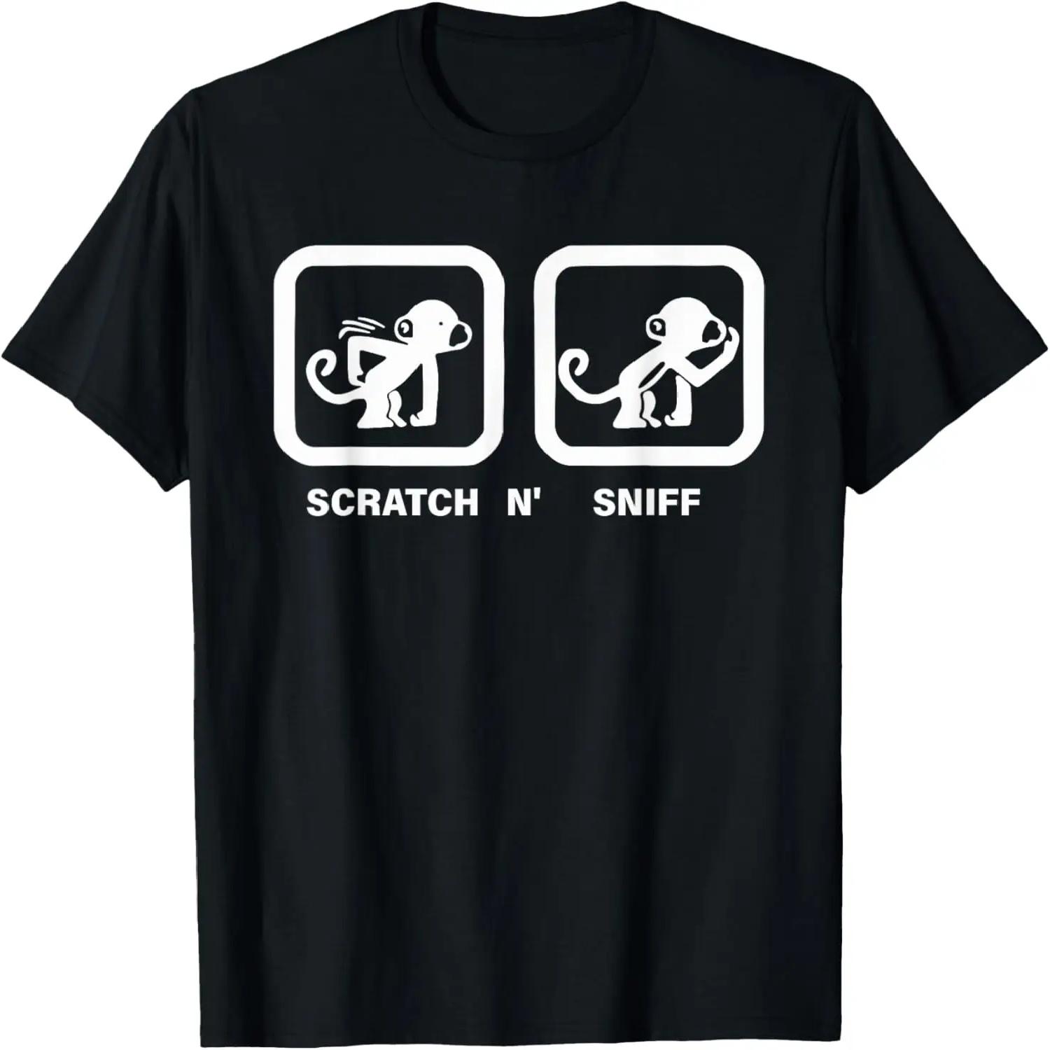 Scratch N Sniff Funny Apparel T-Shirt S чёрный
