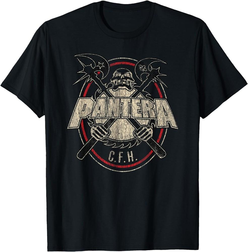 Футболка Pantera Hard Rock Metal, C.F.H. Черная Футболка, Подарок для Фанатов Унисекс Футболка XXXXL