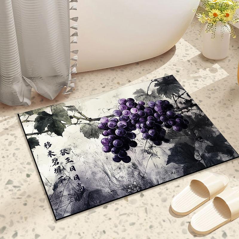 Ancient Fruit Diatom Mud Household Absorbent Mat Toilet Toilet Floor Mat Washroom Floor Mat Anti-slip Wear