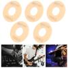 5PCS Cream+Gold Letter Toggle Switch Washer Plastic Guitar Switch Ring  Electric Guitar
