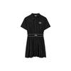 New Short Sleeved Dresses Women's Black F11W229318FBK