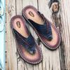 Fashion POLALI Luxury Brand Flip Flops Soft Comfortable Microfiber Leather Slippers Beach Slipper Flip Flop Summer Shoe For Men Size 47