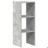 VidaXL Stackable Bookcase Concrete Grey 30x30x80 Cm Engineered Wood, Shelf, Book Shelf, Book Holder, Cabinet 858809
