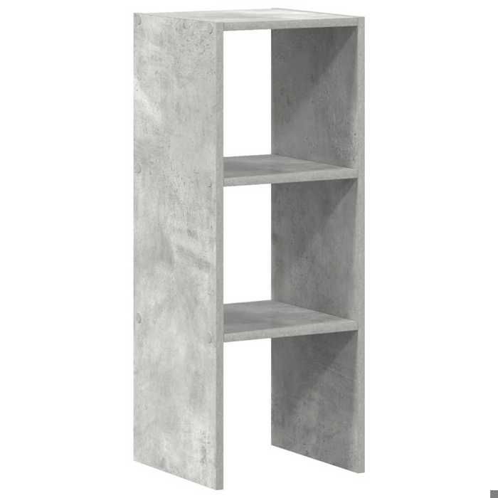 VidaXL Stackable Bookcase Concrete Grey 30x30x80 Cm Engineered Wood, Shelf, Book Shelf, Book Holder, Cabinet 858809