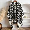 Warm Winter Scarf Imitation Cashmere Women Pashmina Shawls Wrap Female Thick Blanket Soft Bufanda Stoles Fashion Kerchief