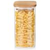 Bamboo Kitchen Glass Container, Airtight, for Food and Loose Products, 1.5L