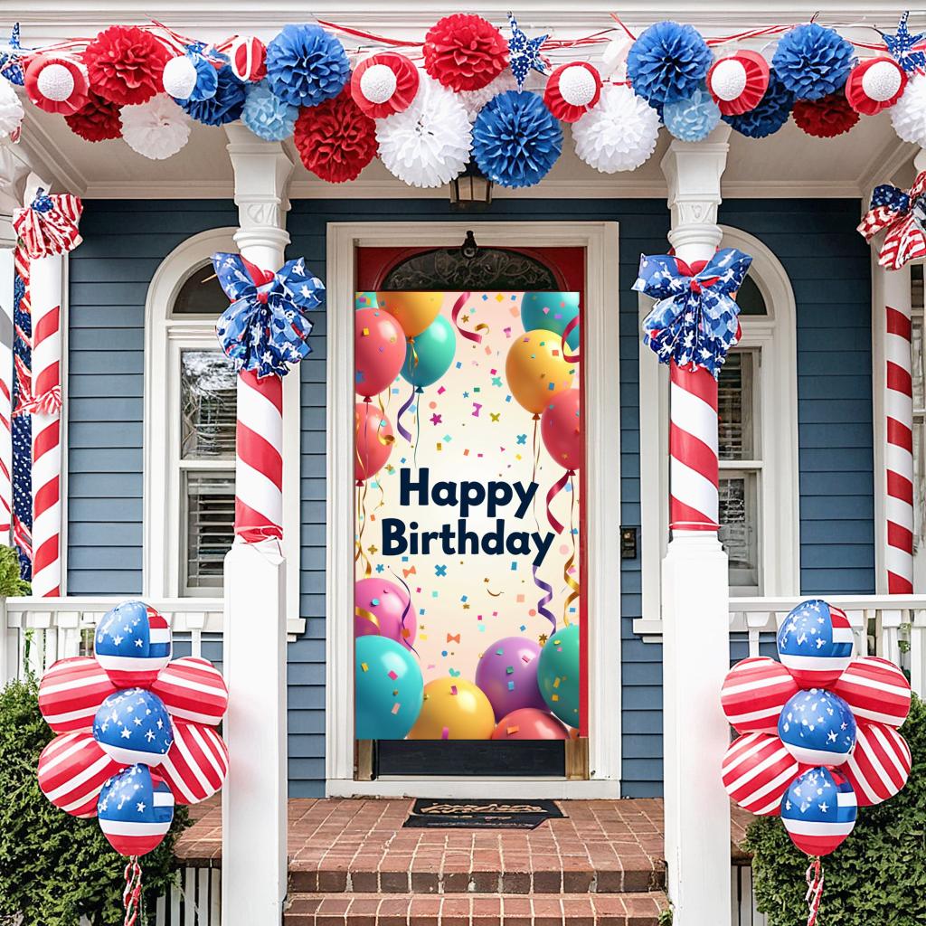 Hanging Birthday Decoration Balloon Decoration Birthday Banner For Kids Adults Celebration