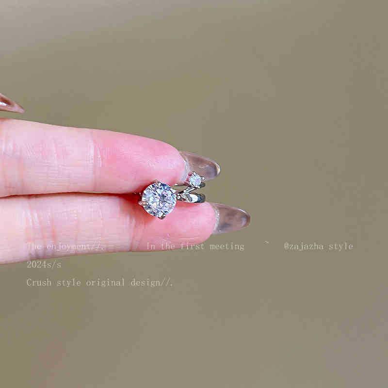 

Цирконовый кафф для уха в виде лампочки - Без пирсинга, Роскошные и стильные клипсы для модных девушек