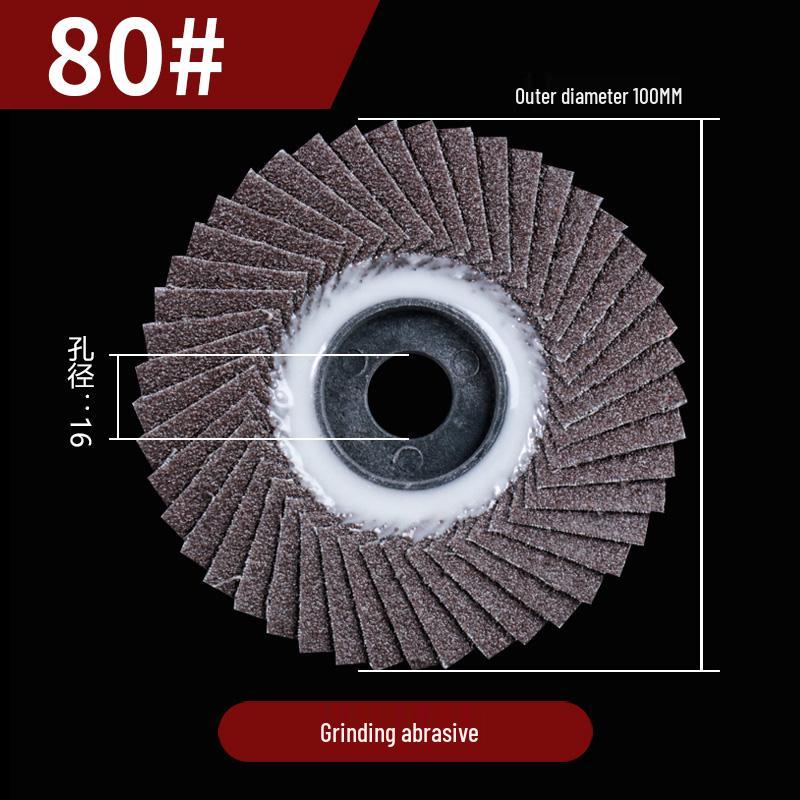 Korean Floral Grinding Disc: 100 Angle Grinder Pad for Metal, Wood, Stainless Steel Sanding