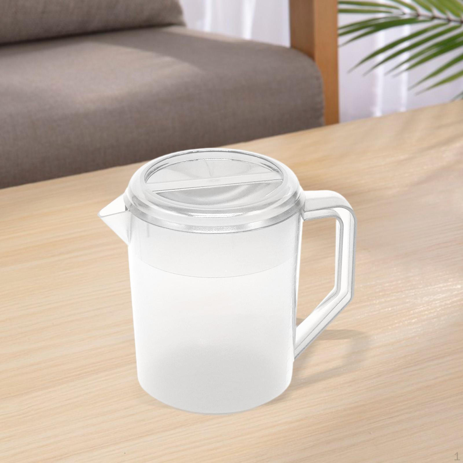 

Кувшин для холодных напитков с крышкой, банка для напитков для дома и мероприятий барбекю чистый