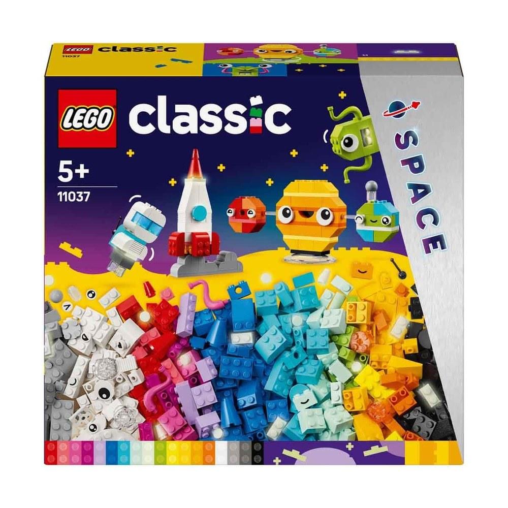 LEGO Classic Build the Stars Toy Set 11037 Space Theme Blocks for Learning Kids Birthday Gift Ages 5-8 Boys and Girls