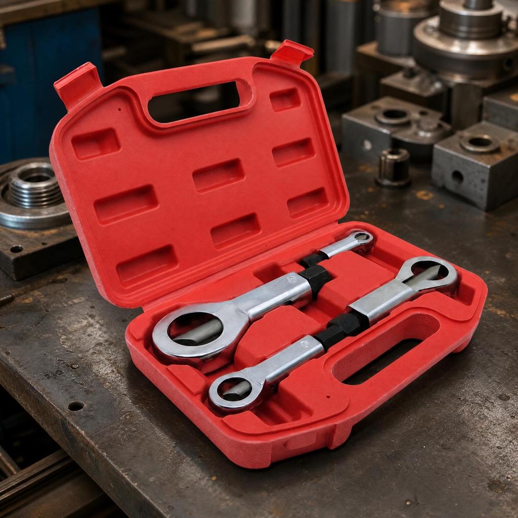 4 Pieces Nut Splitter with Carrying Case Portable for Workshop