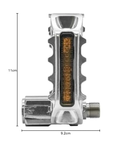MKS (Mikashima Manufacturing) Pedal FD-7 Wide Silver