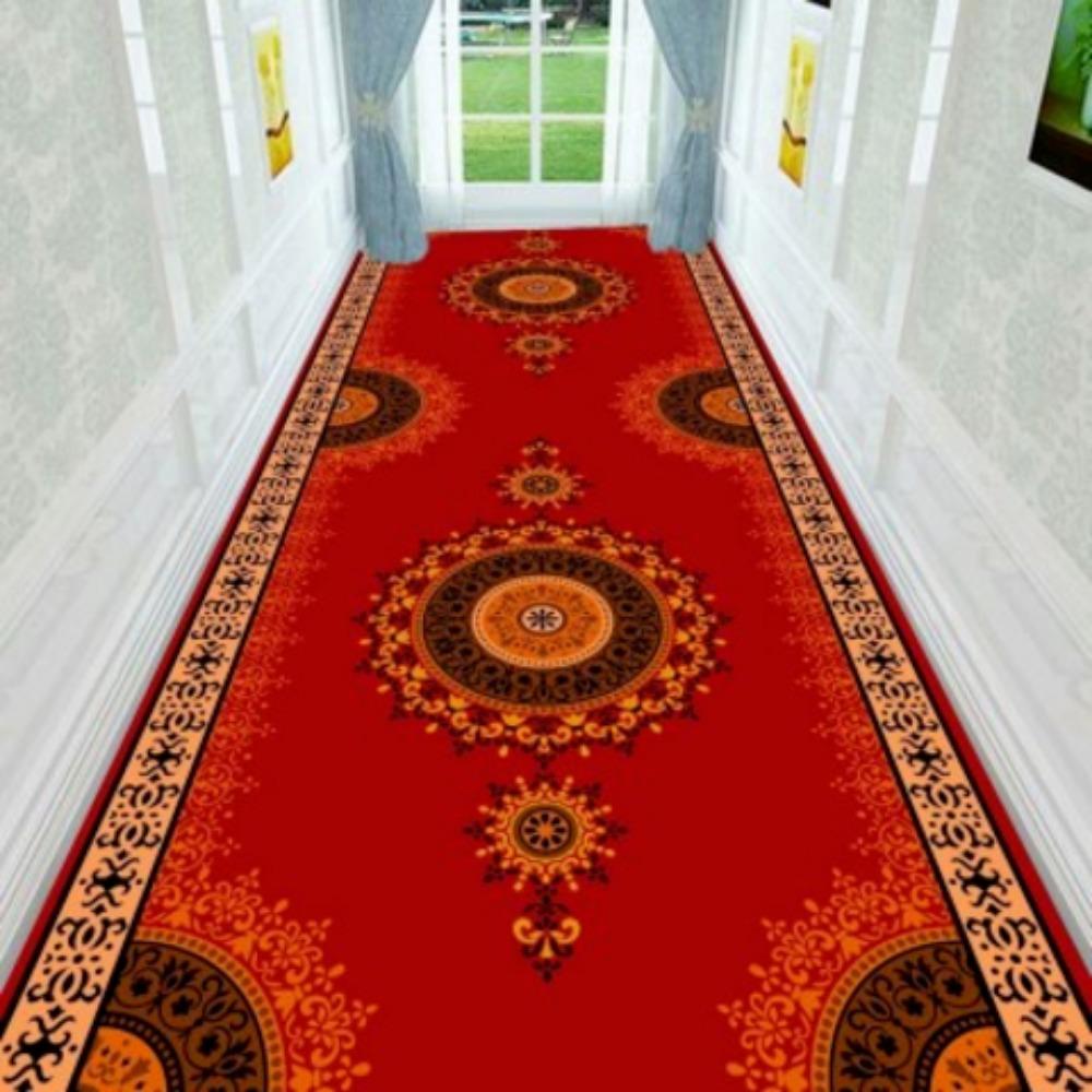 Moroccan Tribal Style Hallway Rug Household Bedside Rug, Suitable for Living Room Bedroom Sun Room Hardwood Floor Mat, Home Decor