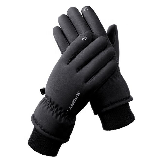 Manufacturer Winter Thermal Warm Waterproof Touch Screen Snow Ski Gloves M чёрный