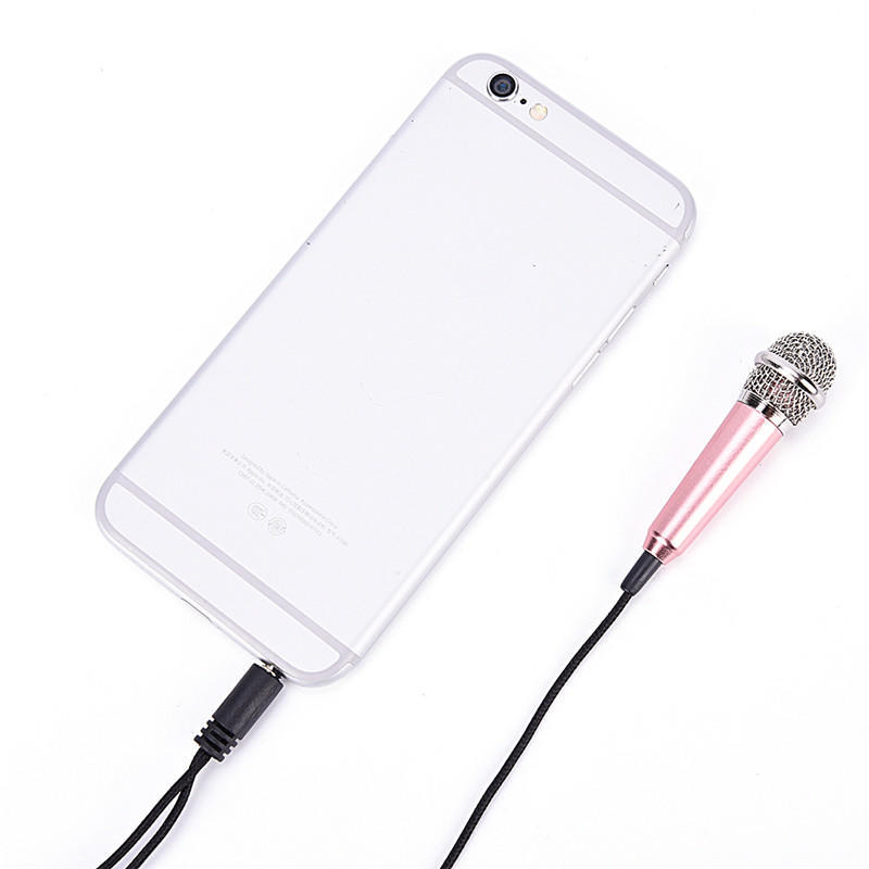 2017 Hot Mini Karaoke Condenser Microphone For Phone Computer Mini Phone Microphone