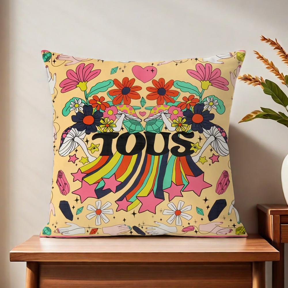 CRAFTED WITLOVE Ttouss cushion cover For Pillow Printing Sofa Decoration Home Car Room Coffee Shop Office Nordic Simplicity