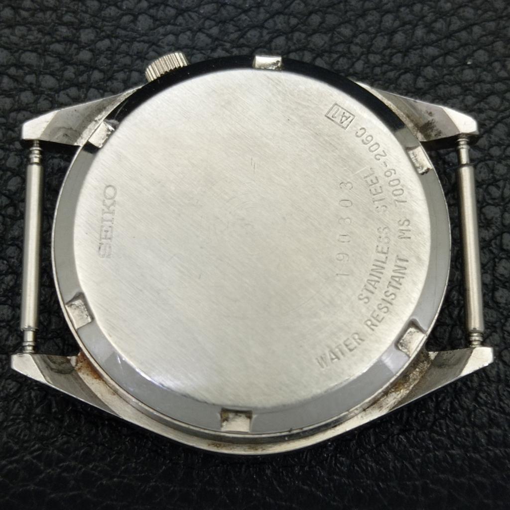 SEIKO 5 AUTOMATIC 7S26A VINTAGE JAPAN MENS BLACK COLOR DIAL WATCH a701644-5 R206c-a701644