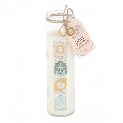 Rose Tarot Vintage Tube Candle