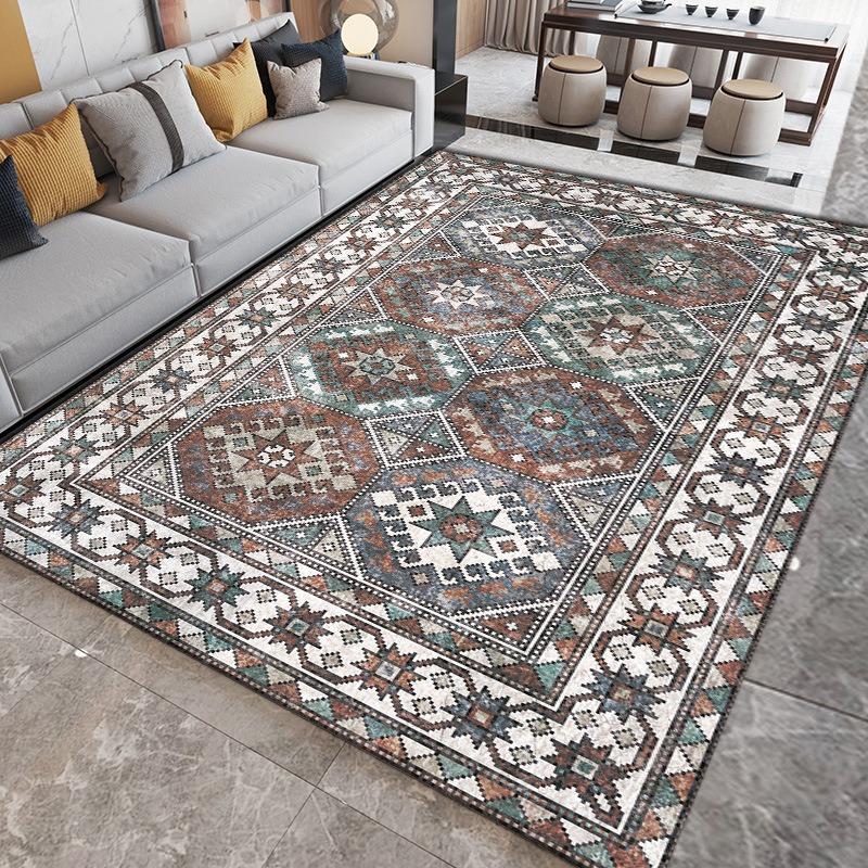 Ковер в классическом скандинавском стиле, напольный коврик, ковер в американском деревенском стиле, для гостиной, полностью покрытый, в скандинавском стиле, очень красивый, модный 40x60cm