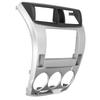 2Din Stereo Radio Fascia DVD Audio Navigation Panel Frame Silver Fit for Honda City 20082013