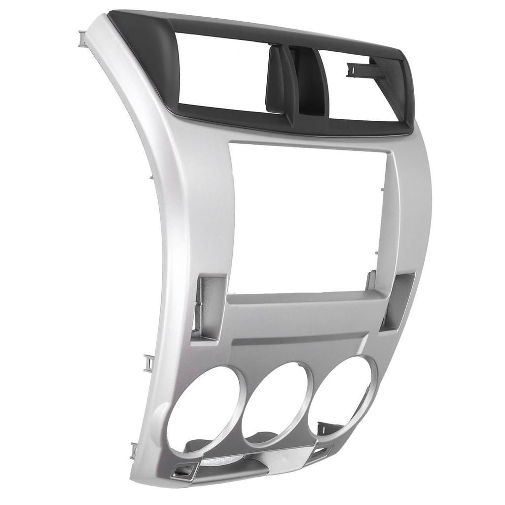 2Din Stereo Rádio Fascia DVD Audio Navigační Panel Rám Stříbrný Vhodné pro Honda City 20082013