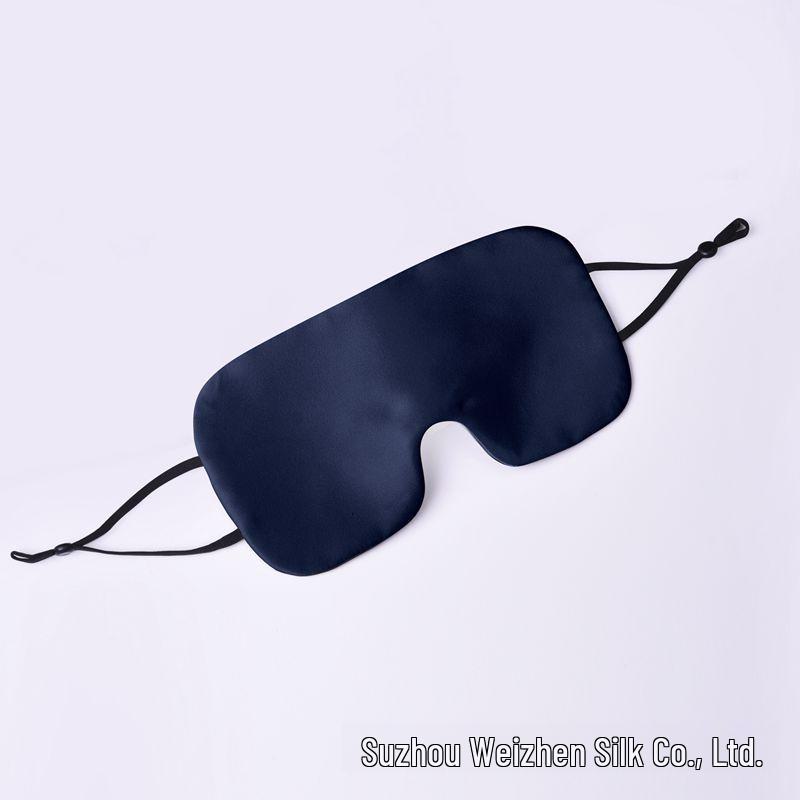 Adjustable Double-Sided Mulberry Silk Eye Mask for Sleep and Travel