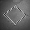 Tile Insert Drain Square Invisible Bathroom Floor Drain 10X10cm Shower Drain Brass Fine Floor Drain